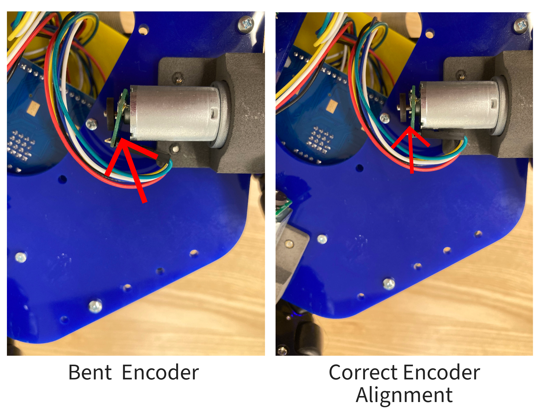 Bent encoder